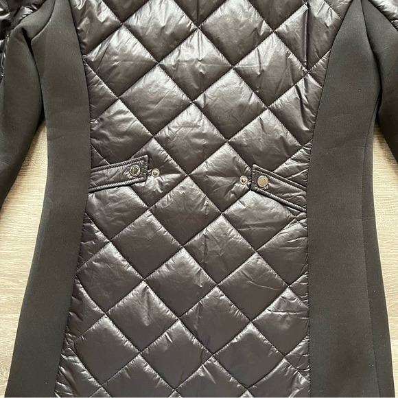 *NWT BCBGeneration Semi-Puffer Semi-Fitted Hooded Diamond Puffer Coat - Picture 8 of 11